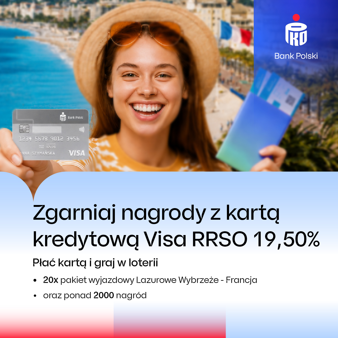 Loteria promocyjna „Graj z kartą kredytową Visa w PKO BANKU POLSKIM”